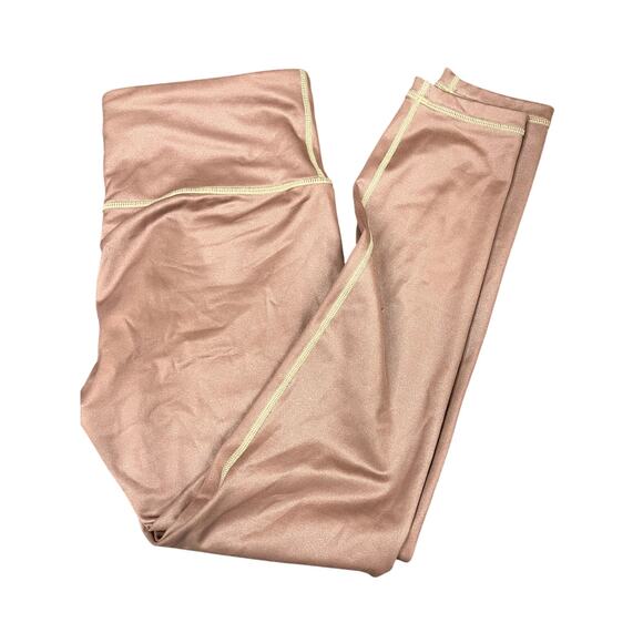 Athleta Women’s Leggings Size SP Small Petite Brown High Rise Stretch Activewear - Picture 1 of 4